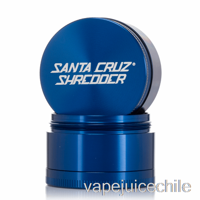 Trituradora Vape Vhile Santa Cruz Molinillo Mediano De 4 Piezas De 2,2 Pulgadas Azul (53 Mm)